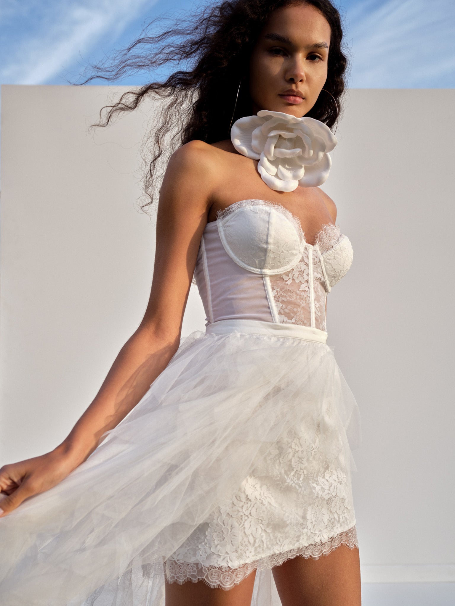 White Bustier Gown – House of Espy